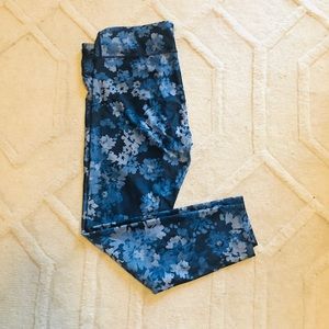 Joy Lab Workout Leggings- blue floral